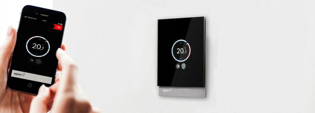Via uw smartphone de thermostaat bedienen